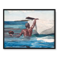 Winslow Homer Poławiacz gąbek Karaiby 40x30