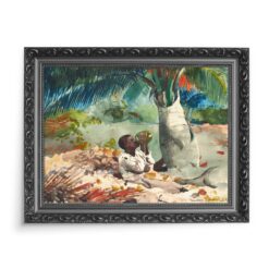 Winslow Homer Pod palmą 70×50 wydruk na płótnie CANVAS
