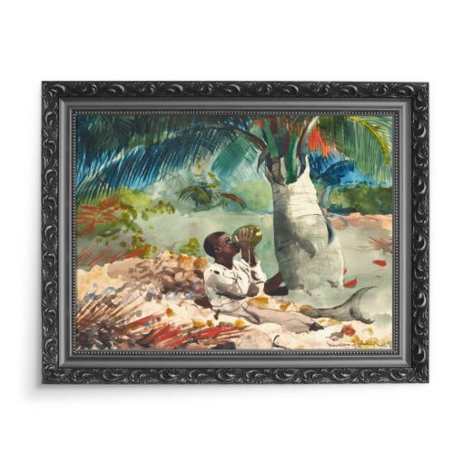 Winslow Homer Pod palmą 70x50 wydruk na płótnie CANVAS