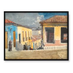 Winslow Homer Santiago de Cuba scena uliczna 40x30
