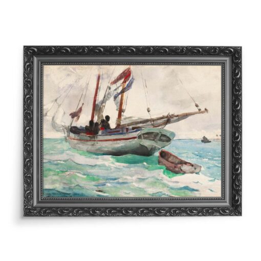 Winslow Homer Światło słoneczne na wybrzeżu 70x50 wydruk na płótnie CANVAS