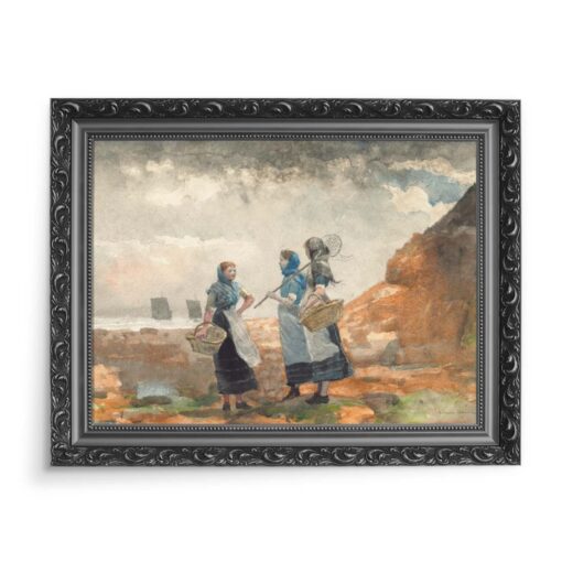 Winslow Homer Trzy rybaczki Tynemouth 70x50 wydruk na płótnie CANVAS