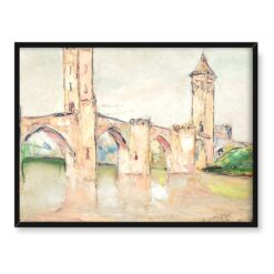 Włodzimierz Terlikowski Most Valentre w Cahors 40x30