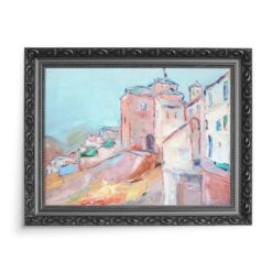 Włodzimierz Terlikowski Pejzaż miejski 70×50 wydruk na płótnie CANVAS