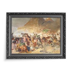Wojciech Kossak Bitwa pod piramidami 70×50 wydruk na płótnie CANVAS