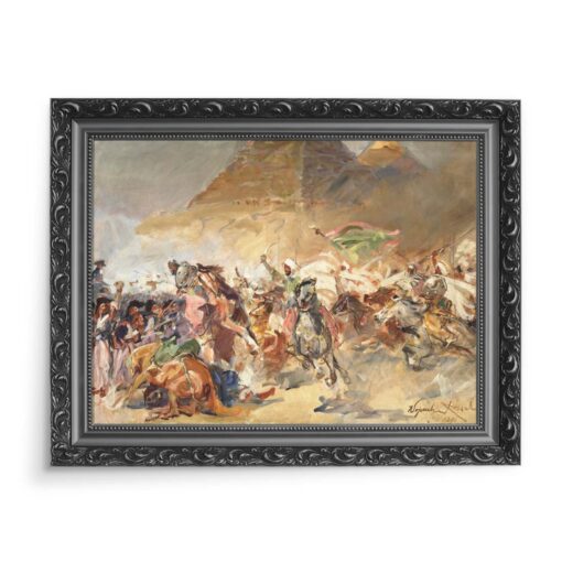 Wojciech Kossak Bitwa pod piramidami 70x50 wydruk na płótnie CANVAS