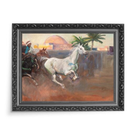 Wojciech Kossak Cwałujący arab 70x50 wydruk na płótnie CANVAS