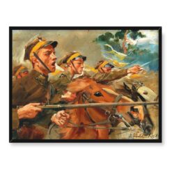 Wojciech Kossak Do ataku 40x30