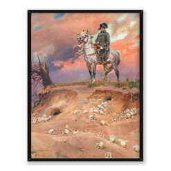 Wojciech Kossak Napoleon na pobojowisku 30x40