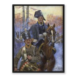 Wojciech Kossak Oficer i dobosz 30x40