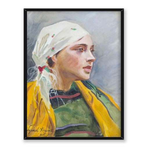 Wojciech Kossak Portret Góralki 30x40