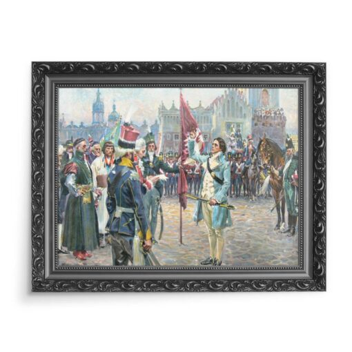Wojciech Kossak Przysięga Kościuszki 70x50 wydruk na płótnie CANVAS
