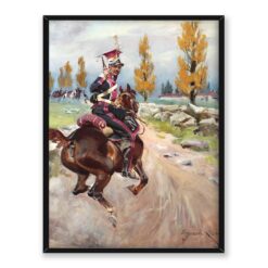 Wojciech Kossak Rekonesans lekkiej jazdy 30x40
