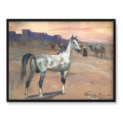 Wojciech Kossak Scena arabska 40×30