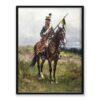 Wojciech Kossak Ułan spod Savony 30×40