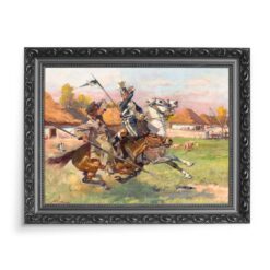 Wojciech Kossak Ułan walczący z Kozakiem 70×50 wydruk na płótnie CANVAS