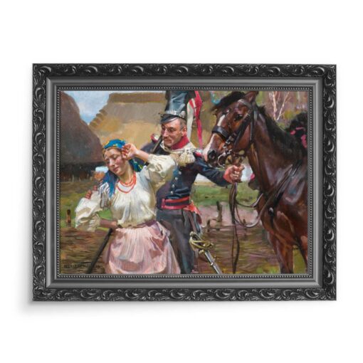 Wojciech Kossak Żegnaj mi 70x50 wydruk na płótnie CANVAS