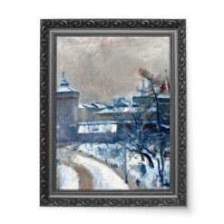 Wojciech Weiss Widok na bramę Floriańską 50x70 wydruk na płótnie CANVAS
