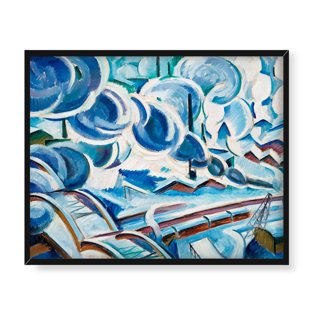 Agnes Cleve-Jonand Most Świętego Eryka 50x40 w RAMIE