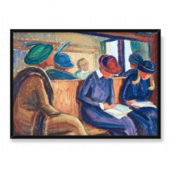 Agnes Cleve-Jonand Przedział kolejowy 70×50