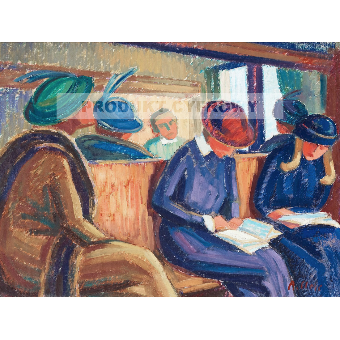 Agnes Cleve-Jonand Przedział kolejowy — produkt cyfrowy do pobrania