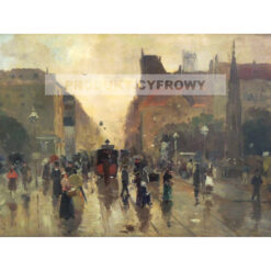 Aleksander Gierymski Fragment miasta — produkt cyfrowy do pobrania