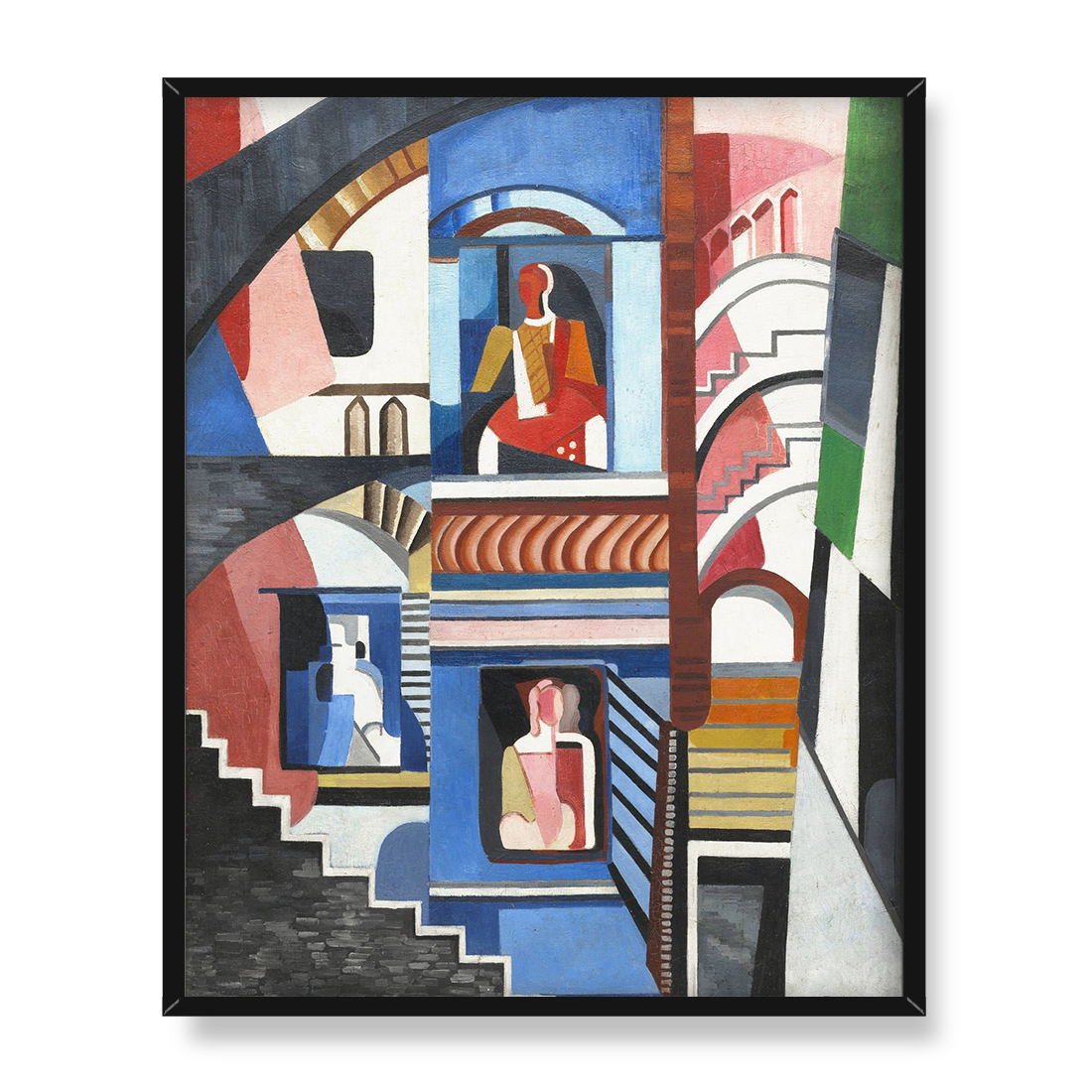 Aleksandra Ekster Kompozycja teatralna 40x50 w RAMIE