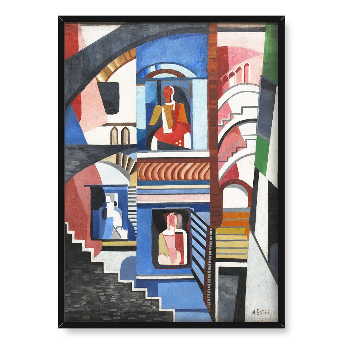 Aleksandra Ekster Kompozycja teatralna 50x70