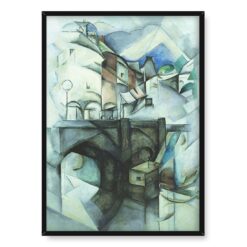 Aleksandra Ekster Most w Sevres 50×70