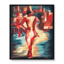 Aleksandra Ekster Pulcinella 40×50