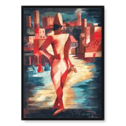 Aleksandra Ekster Pulcinella 50×70