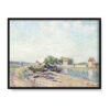 Alfred Sisley Kanał Loing w Saint-Mammes 40×30