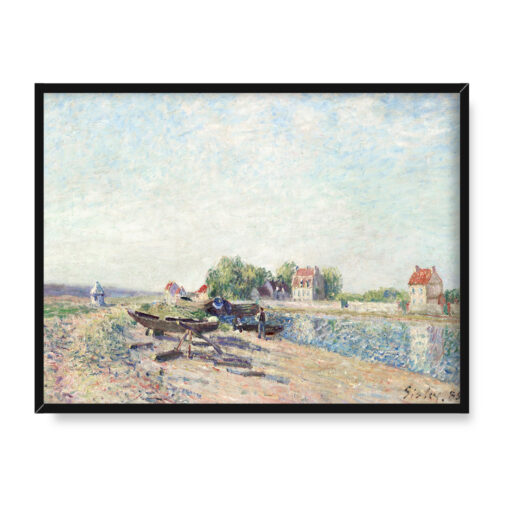 Alfred Sisley Kanał Loing w Saint-Mammes 40x30