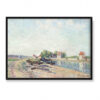 Alfred Sisley Kanał Loing w Saint-Mammes 70×50