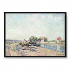 Alfred Sisley Kanał Loing w Saint-Mammes 70×50