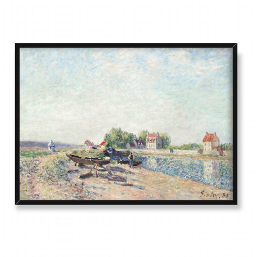 Alfred Sisley Kanał Loing w Saint-Mammes 70x50