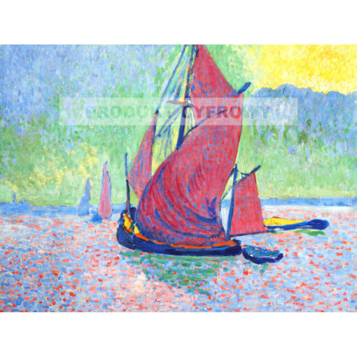 Andre Derain Czerwone żaglówki — produkt cyfrowy do pobrania