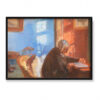 Anna Ancher Ane Hedvig Brondum w czerwonym salonie 70×50