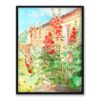 Anna Ancher Czerwone malwy w ogrodzie w Skagen kopia 30×40 w RAMIE