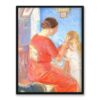 Anna Ancher Mama zaplata włosy dziecka 30×40