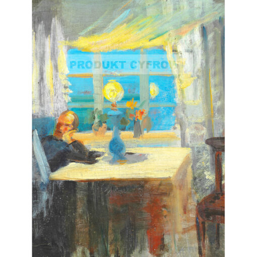 Anna Ancher Michael Ancher czyta gazetę — produkt cyfrowy do pobrania
