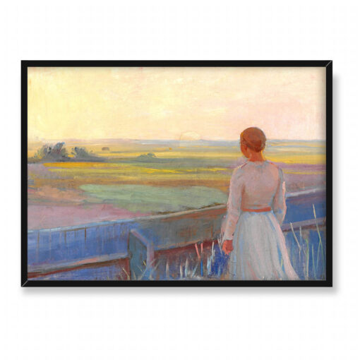 Anna Ancher Młoda dziewczyna Skagen 70x50