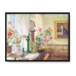Anna Ancher Narożnik we wnętrzu salonu 40×30
