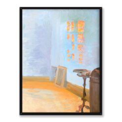 Anna Ancher Wieczorne słońce w domu na Markvei 30×40