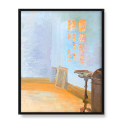 Anna Ancher Wieczorne słońce w domu na Markvei 40×50