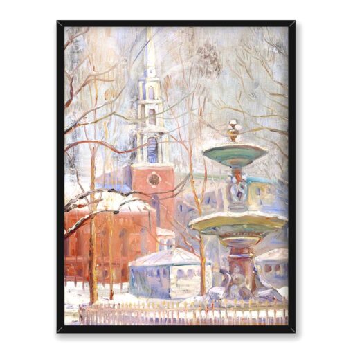 Arthur Clifton Goodwin Park Street w Boston 30x40
