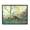 Arthur Clifton Goodwin Widok na Boston Fens Fogg 40×30 w RAMIE