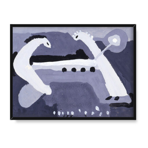 Arthur Dove Abstrakcja Białe formy 40x30 w RAMIE