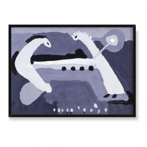 Arthur Dove Abstrakcja Białe formy 70x50