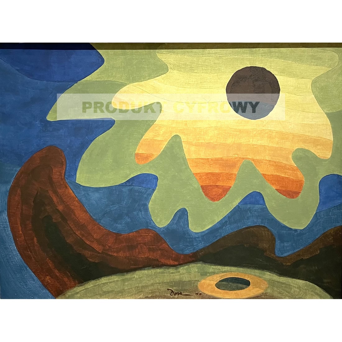 Arthur Dove Słońce — produkt cyfrowy do pobrania